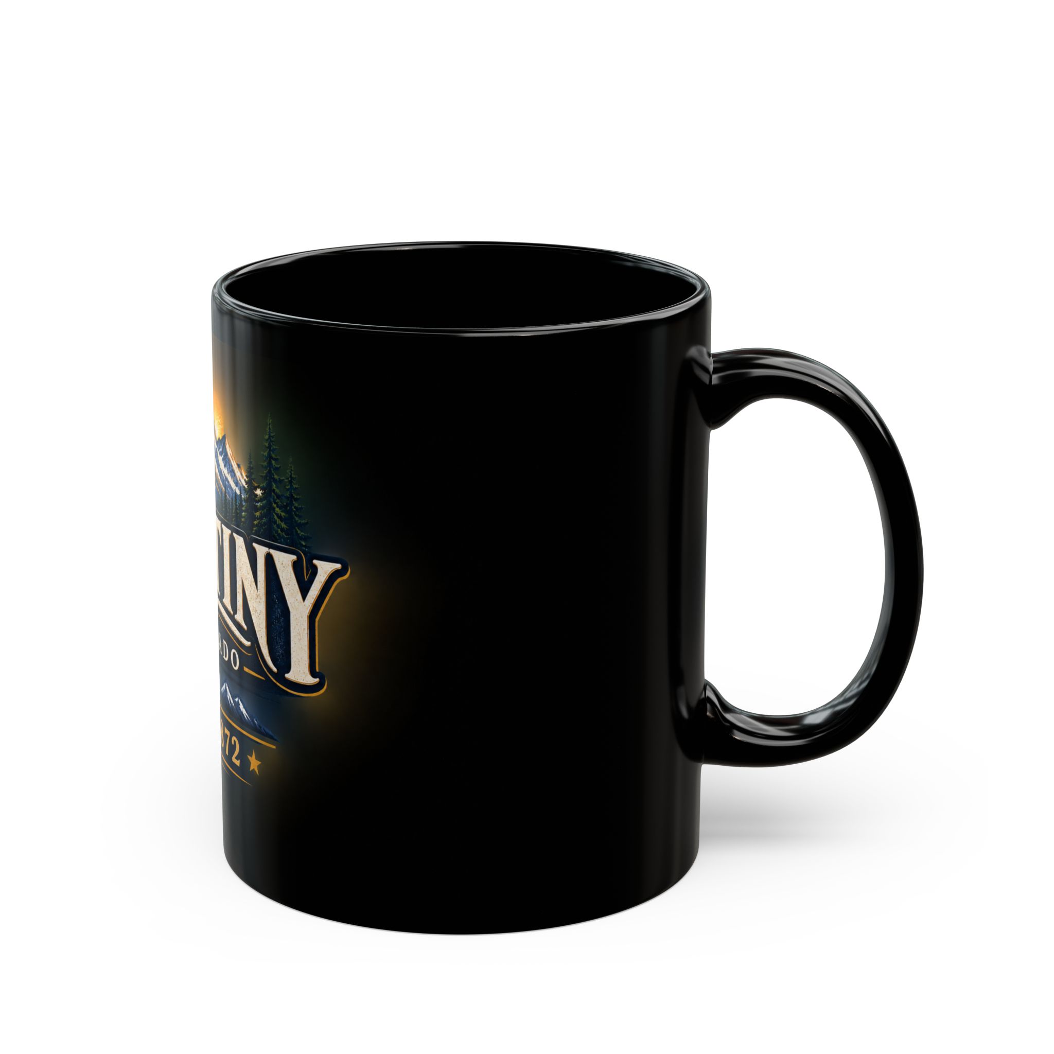 Destiny Est. 1872 Scenic Black Coffee Cup - Image 2