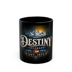 Destiny Est. 1872 Scenic Black Coffee Cup